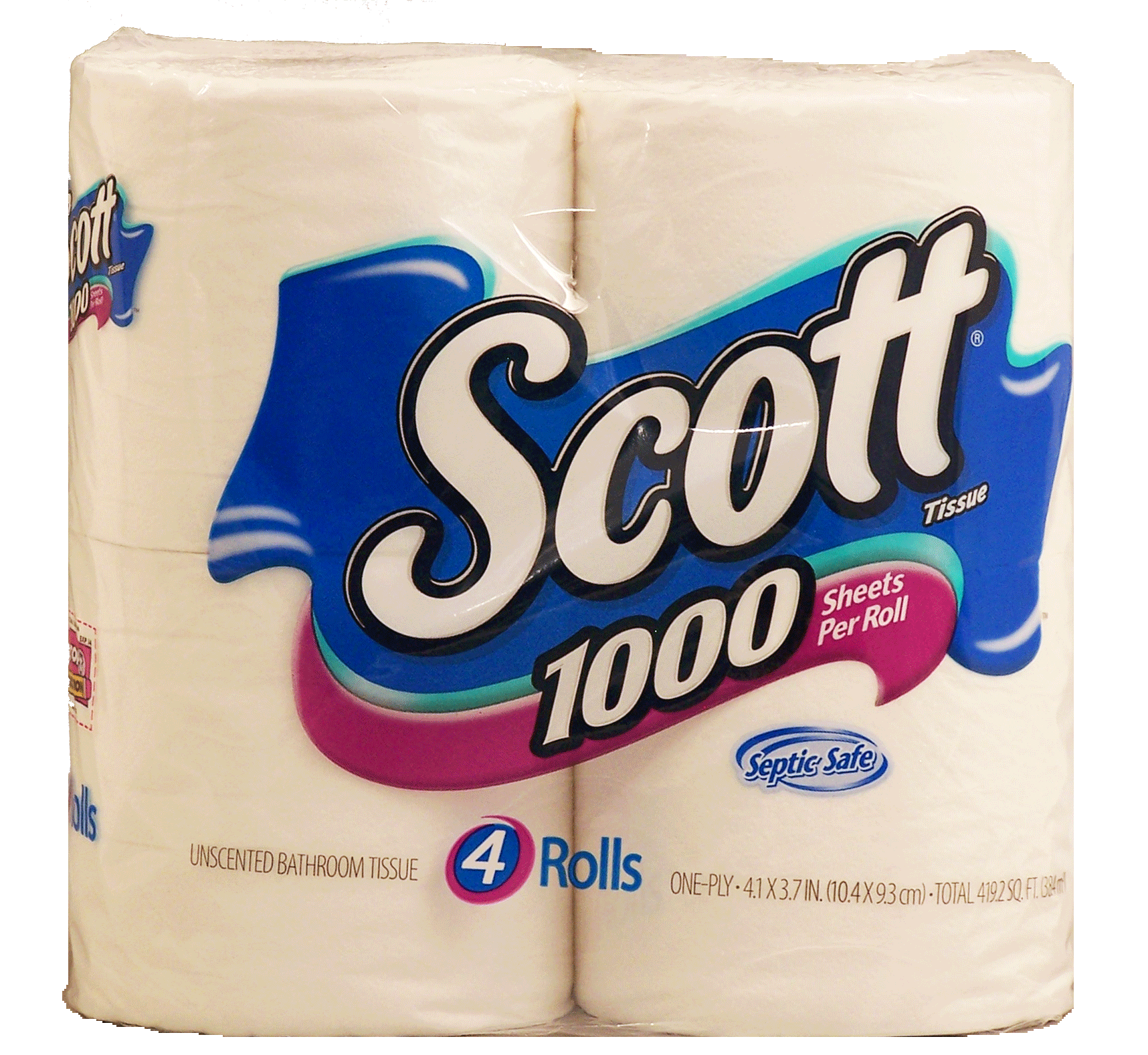 Scott  unscented bathroom tissue, one-ply Full-Size Picture